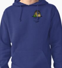 Too Many Birds! - Yellow-Sided Green Cheek Conure Pullover Hoodie