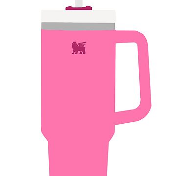 Pink Stanley Sticker – Little Sunshines Mercantile