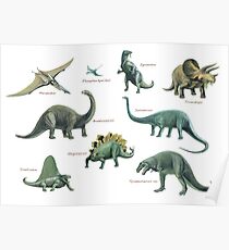 Dinosaur montage Poster