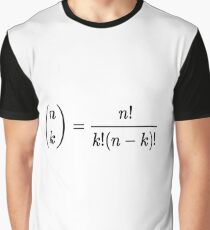 Binomial Coefficient #Binomial #Coefficient #BinomialCoefficient Graphic T-Shirt