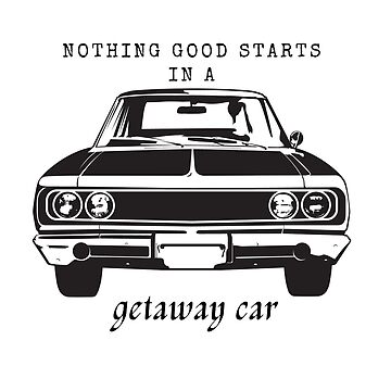 getaway car Art Board Print for Sale by eilosu