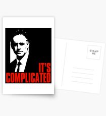 C'est compliqué. Jordan Peterson Citation Cartes postales