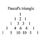 Pascals Triangle  by znamenski