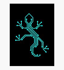 Techno Reptile Photographic Print