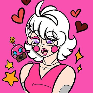 FNAF Funtime Chica Sticker for Sale by ChocolateColors