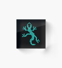 Techno Reptile Acrylic Block