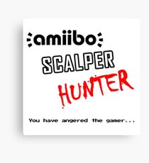 Amiibo Scalper Hunter OFFICIAL Canvas Print