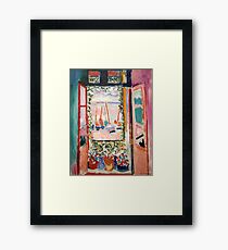 The Open Window- Henri Matisse Framed Print