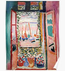 Das offene Fenster - Henri Matisse Poster