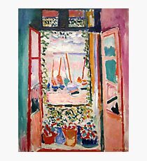 The Open Window- Henri Matisse Photographic Print
