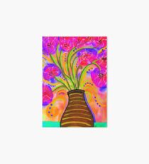 Psychedelic Bouquet Art Board