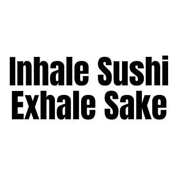 Sushi Sake Nigiri Sushi Lover Gift Idea' Sticker | Spreadshirt