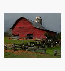 Waynesville Red Barn Photographic Print