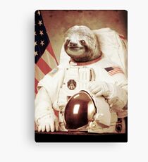 Astronaut Sloth Leinwanddruck