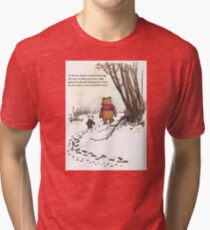 winnie the pooh famous quote piglet Tri-blend T-Shirt