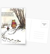winnie the pooh famous quote piglet Postcards