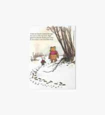 winnie the pooh famous quote piglet Art Board