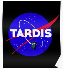 Tardis Nasa Space Parody Poster