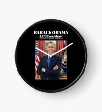 President Barack Obama Official Portrait Clock
