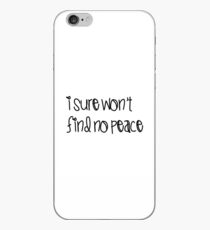 Sam Smith No Peace iPhone Case