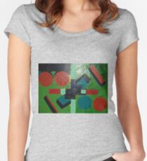 party of shapes Women's Fitted Scoop T-Shirt