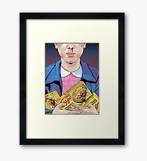 stranger things- eleven Framed Print
