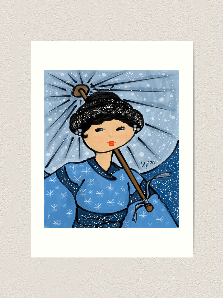 Alternate view of Snow Princess Art Print