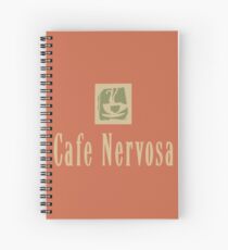 Cafe Nervosa Spiral Notebook