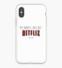 Vinilo o funda para iPhone Netflix Hobby
