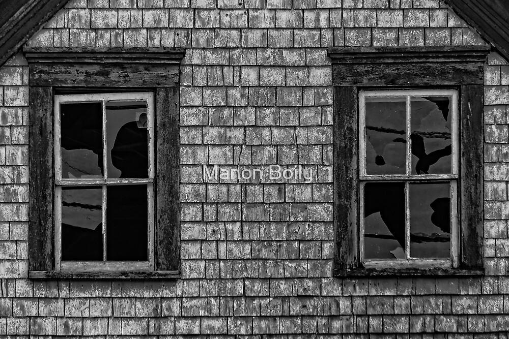 "creepy windows" by Manon Boily Redbubble
