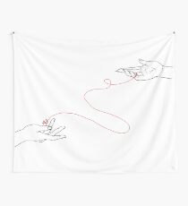 Unsichtbare String-Hände Wandbehang