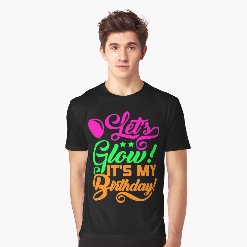 glow party t shirt