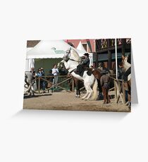 Portuguese Rider II Greeting Card