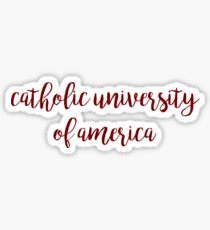 Catholic University of America / CUA Sticker
