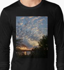 Sunset Across Mozingo Lake Long Sleeve T-Shirt