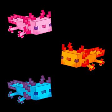 AXOLOTL MINECRAFT PAPERCRAFT 