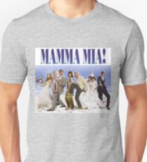Mamma Mia Cast Poster Unisex T-Shirt