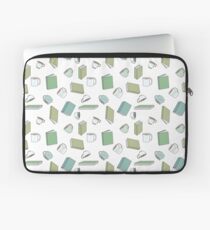 Books and Hot Beverages Laptop Sleeve