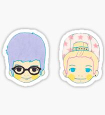 superfruit heads Sticker