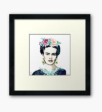 Watercolor Frida Kahlo Framed Print