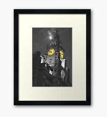 Liver Building Liverpool Monochrome and colour Framed Print