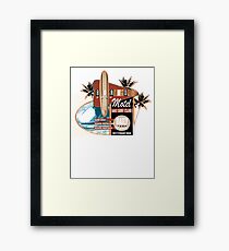 surf motel Framed Print
