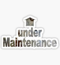 Under maintenance Sticker
