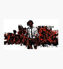 Pubg Black Wall Art Redbubble - radioactive symbol blood splatter roblox