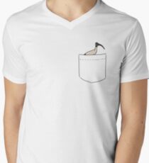 Pocket Bin Chicken Men's V-Neck T-Shirt