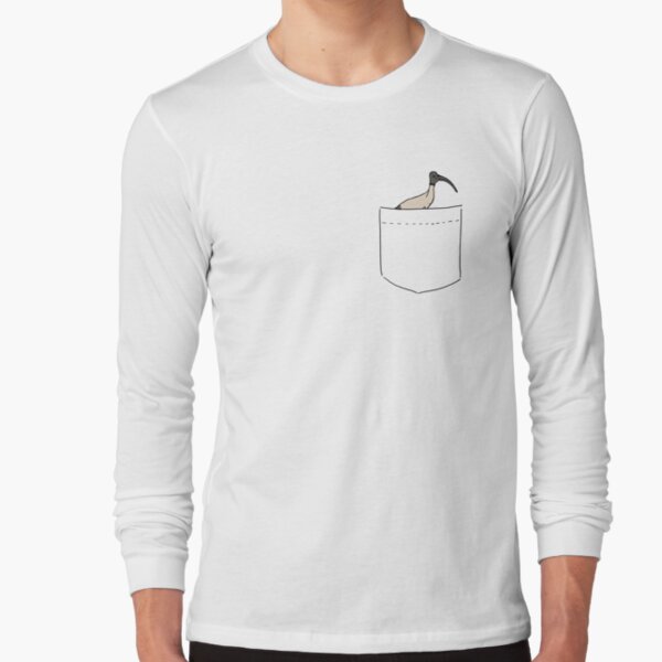 Pocket Bin Chicken Long Sleeve T-Shirt