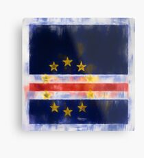 Cape Verde Flag Reworked No. 2, Series 1 Metalldruck