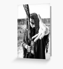 DEATHLY DAZE Greeting Card