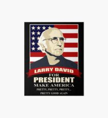 Larry David Comedian Art Board