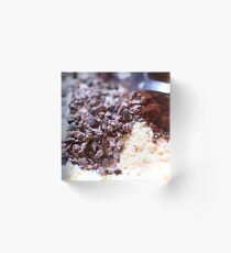 mixed cocoa powder Acrylic Block